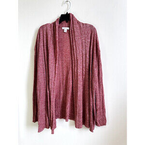 Nordstrom Signature Women's Open Shawl Cardigan Cashmere, linen Size XXL $369